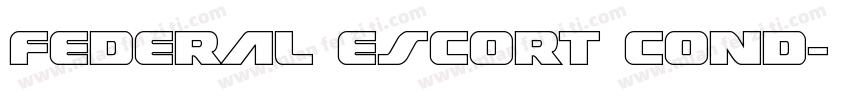 Federal Escort Cond字体转换